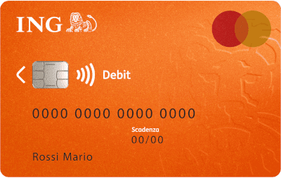 carta di debito arancio pay ing direct